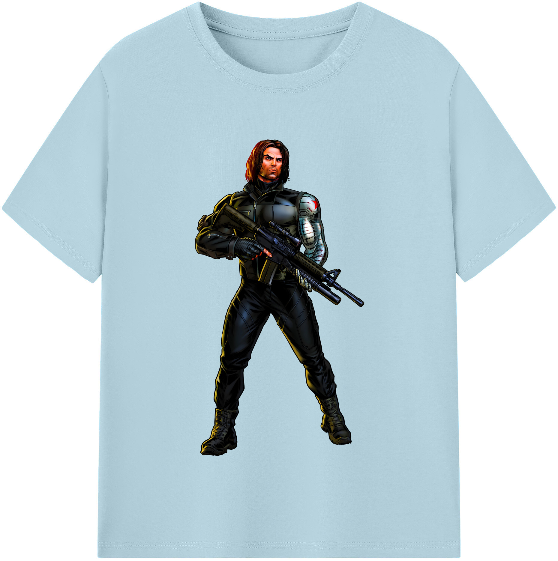 （画像用） アベンジャーズ The Avengers 綿100％半袖Tシャツ（フロントプリント）